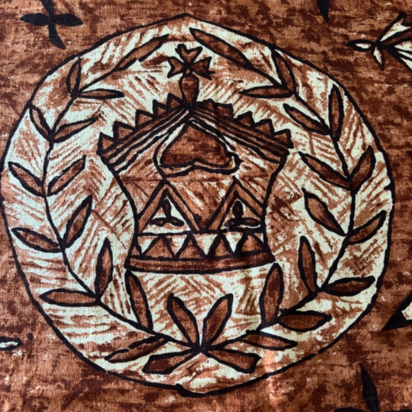 2 Pieces Hawaiian Fabric - vintage - Picture 2 of 11